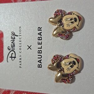 BaubleBar x Disney Minnie Mouse Earrings New